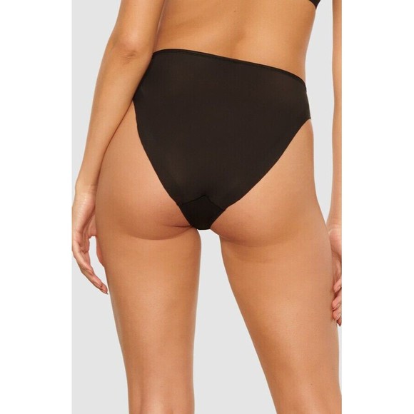 Skims Jelly Sheer Cheeky Brief Panty Panties Women's XXS Black Onyx Sexy NEW - Picture 2 of 15